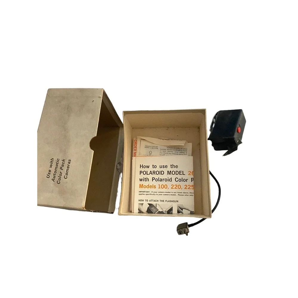 Polaroid 268 flash